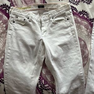 White J.Crew jeans in size 28, short and 28 regular